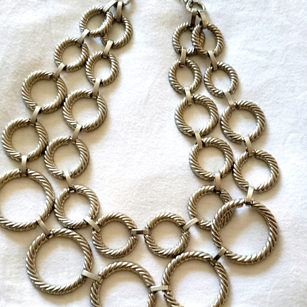 Pewter Link Necklace